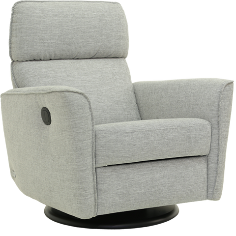 Luonto Welted Arm Gliding Recliner with Swivel Base